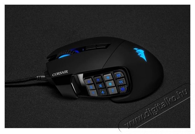 Corsair Scimitar Elite RGB Fekete 18000DPI Gamer eg&eacute;r Iroda &eacute;s sz&aacute;m&iacute;t&aacute;stechnika - Eg&eacute;r - Vezet&eacute;kes eg&eacute;r - 440568