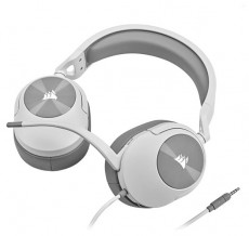 Corsair HS55 Stereo fehér gamer headset Audio-Video / Hifi / Multimédia - Fül és Fejhallgatók - Fejhallgató mikrofonnal / headset - 477631