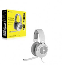 Corsair HS55 Stereo fehér gamer headset Audio-Video / Hifi / Multimédia - Fül és Fejhallgatók - Fejhallgató mikrofonnal / headset - 477631