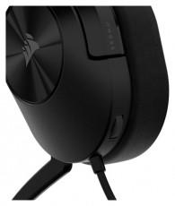 Corsair HS55 Stereo fekete gamer headset Audio-Video / Hifi / Multimédia - Fül és Fejhallgatók - Fejhallgató mikrofonnal / headset - 477630