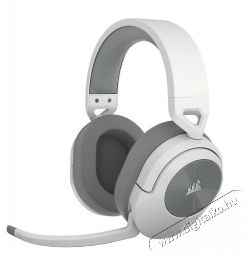 Corsair HS55 vezeték nélküli fehér gamer headset Audio-Video / Hifi / Multimédia - Fül és Fejhallgatók - Fejhallgató mikrofonnal / headset - 478668
