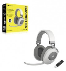 Corsair HS65 vezeték nélküli fehér gamer headset Audio-Video / Hifi / Multimédia - Fül és Fejhallgatók - Fejhallgató mikrofonnal / headset - 477636