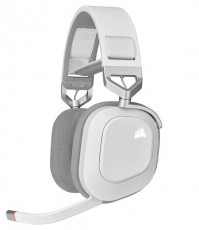Corsair HS80 RGB vezeték nélküli fehér gamer headset Audio-Video / Hifi / Multimédia - Fül és Fejhallgatók - Fejhallgató mikrofonnal / headset - 478677