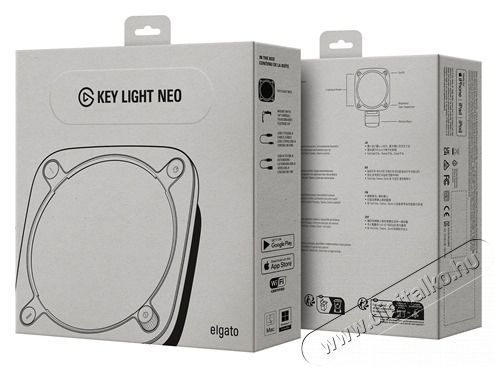 Corsair Elgato Key Light Neo PC/Mac/Notebook USB/Wi-Fi LED l&aacute;mpa H&aacute;ztart&aacute;s / Otthon / K&uuml;lt&eacute;r - Vil&aacute;g&iacute;t&aacute;s / elektromoss&aacute;g - Hangulat teremtő vil&aacute;g&iacute;t&aacute;s - 500188
