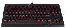 Corsair Gaming K63 Fekete-Piros LED Cherry MX Piros Gamer billentyűzet Iroda &eacute;s sz&aacute;m&iacute;t&aacute;stechnika - Billentyűzet / billentyűzet szett - Vezet&eacute;kes - 368856