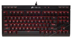 Corsair Gaming K63 Fekete-Piros LED Cherry MX Piros Gamer billentyűzet Iroda &eacute;s sz&aacute;m&iacute;t&aacute;stechnika - Billentyűzet / billentyűzet szett - Vezet&eacute;kes - 368856