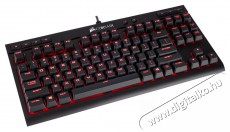 Corsair Gaming K63 Fekete-Piros LED Cherry MX Piros Gamer billentyűzet Iroda &eacute;s sz&aacute;m&iacute;t&aacute;stechnika - Billentyűzet / billentyűzet szett - Vezet&eacute;kes - 368856