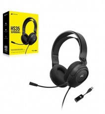 Corsair HS35 SURROUND v2 vezetékes fekete gamer headset Mobil / Kommunikáció / Smart - Mobiltelefon kiegészítő / tok - Headset - 514441