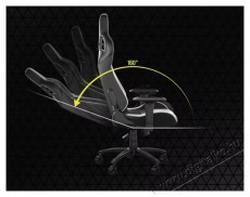 Corsair T1 RACE (2023) Leatherette Black and White Iroda és számítástechnika - Egyéb számítástechnikai termék - 518279
