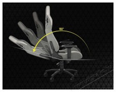Corsair T3 RUSH (2023) Fabric Grey and White Iroda és számítástechnika - Egyéb számítástechnikai termék - 518276