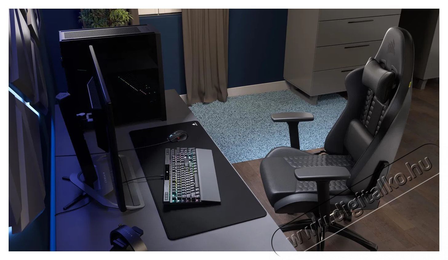 Corsair TC100 RELAXED Leatherette Black Iroda &eacute;s sz&aacute;m&iacute;t&aacute;stechnika - Egy&eacute;b sz&aacute;m&iacute;t&aacute;stechnikai term&eacute;k - 518275