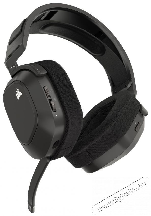 Corsair HS80 MAX Wireless Fejhallgat&oacute; Audio-Video / Hifi / Multim&eacute;dia - F&uuml;l &eacute;s Fejhallgat&oacute;k - Fejhallgat&oacute; mikrofonnal / headset - 529358