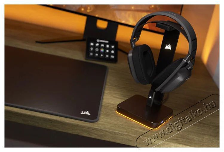 Corsair HS80 MAX Wireless Fejhallgat&oacute; Audio-Video / Hifi / Multim&eacute;dia - F&uuml;l &eacute;s Fejhallgat&oacute;k - Fejhallgat&oacute; mikrofonnal / headset - 529358
