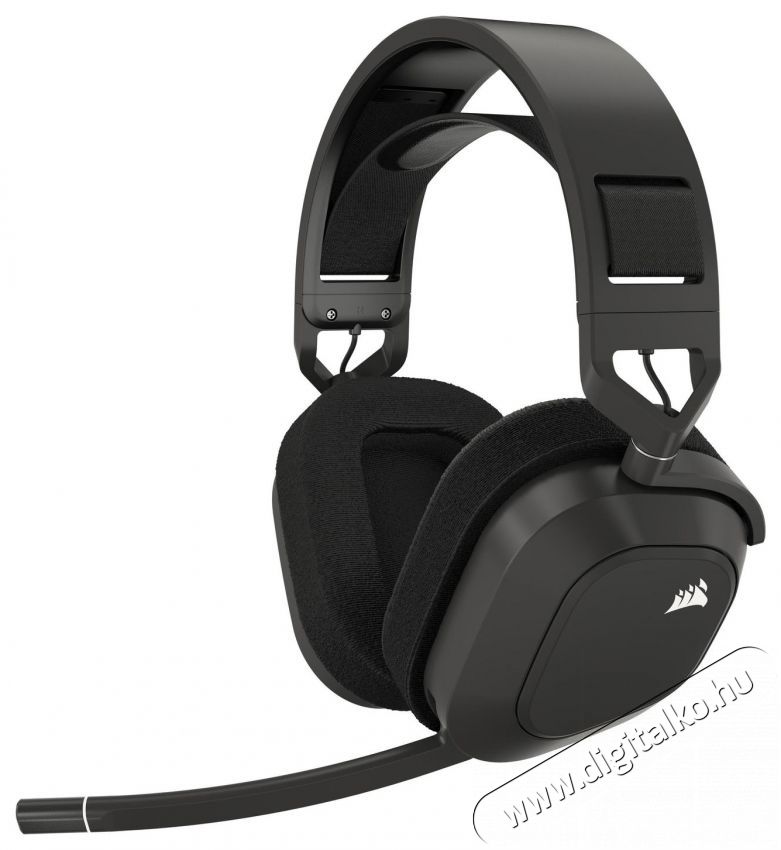 Corsair HS80 MAX Wireless Fejhallgat&oacute; Audio-Video / Hifi / Multim&eacute;dia - F&uuml;l &eacute;s Fejhallgat&oacute;k - Fejhallgat&oacute; mikrofonnal / headset - 529358