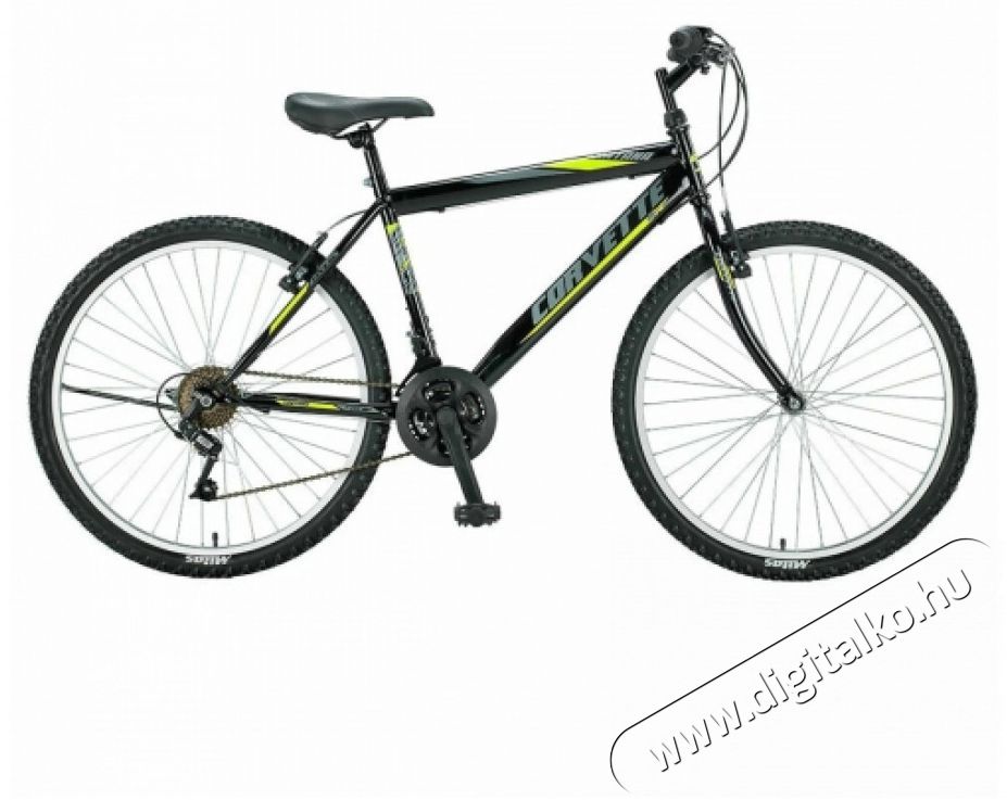 Corvette Santana Mountain Bike férfi kerékpár 26 - fekete/sárga Háztartás / Otthon / Kültér - Játék / Sport - Szabadtéri játék - 376495