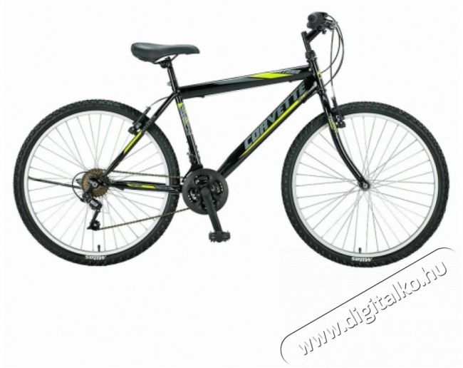 Corvette Santana Mountain Bike férfi kerékpár 26 - fekete/sárga Háztartás / Otthon / Kültér - Játék / Sport - Szabadtéri játék - 376495