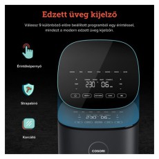 Cosori CAF-L501-KEU FORRÓLEVEGŐS SÜTŐ Konyhai termékek - Konyhai kisgép (sütés / főzés / hűtés / ételkészítés) - Légkeveréses főzőgép / elektromos kukta / multifunkciós sütő - 470605