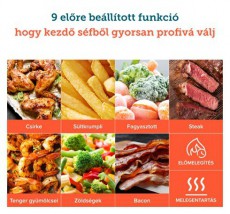 Cosori CAF-L501-KEU FORRÓLEVEGŐS SÜTŐ Konyhai termékek - Konyhai kisgép (sütés / főzés / hűtés / ételkészítés) - Légkeveréses főzőgép / elektromos kukta / multifunkciós sütő - 470605