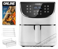 Cosori CP158-AF-RXW FORRÓLEVEGŐS SÜTŐ Konyhai termékek - Konyhai kisgép (sütés / főzés / hűtés / ételkészítés) - Légkeveréses főzőgép / elektromos kukta / multifunkciós sütő - 470521