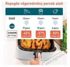 Cosori CP158-AF-RXW FORRÓLEVEGŐS SÜTŐ Konyhai termékek - Konyhai kisgép (sütés / főzés / hűtés / ételkészítés) - Légkeveréses főzőgép / elektromos kukta / multifunkciós sütő - 470521