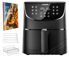 Cosori CP-158-AF-RXB PREMIUM 5.5 literes forrólevegős fritőz Konyhai termékek - Konyhai kisgép (sütés / főzés / hűtés / ételkészítés) - Légkeveréses főzőgép / elektromos kukta / multifunkciós sütő - 495173