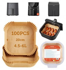 Cosori forrólevegős sütőhöz 100db papírtányér (CLR-R601-NEU) Konyhai termékek - Konyhai kisgép kiegészítő - Egyéb kisgép kiegészítő - 497810