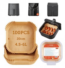 Cosori forrólevegős sütőhöz 100db papírtányér (CLR-R601-NEU) Konyhai termékek - Konyhai kisgép kiegészítő - Egyéb kisgép kiegészítő - 497810