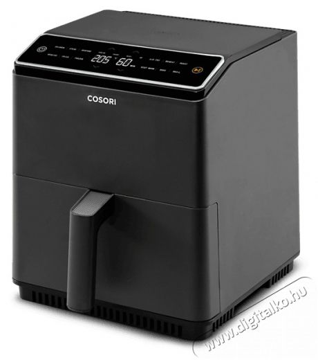 Cosori CAF-P681S-KEUR Dual Blaze sötétszürke 6,4 liter forrólevegős sütő Konyhai termékek - Konyhai kisgép (sütés / főzés / hűtés / ételkészítés) - Légkeveréses főzőgép / elektromos kukta / multifunkciós sütő - 495565