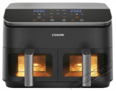 Cosori CAF-R901-AEU Dual Basket Forrólevegős Sütő, fekete Konyhai termékek - Konyhai kisgép (sütés / főzés / hűtés / ételkészítés) - Légkeveréses főzőgép / elektromos kukta / multifunkciós sütő - 500759