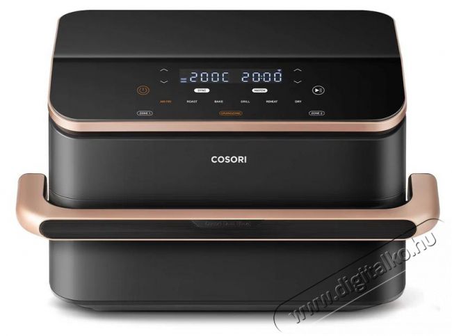 Cosori CAF-TF101S-AEUR Dual Blaze TwinFry 10l Konyhai termékek - Konyhai kisgép (sütés / főzés / hűtés / ételkészítés) - Légkeveréses főzőgép / elektromos kukta / multifunkciós sütő - 500760