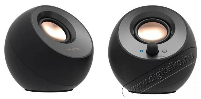 CREATIVE Pebble V3, fekete Audio-Video / Hifi / Multimédia - Hangfal - Hangfalszett - Hálózatról működő vezeték nélküli hangsugárzó - 503336