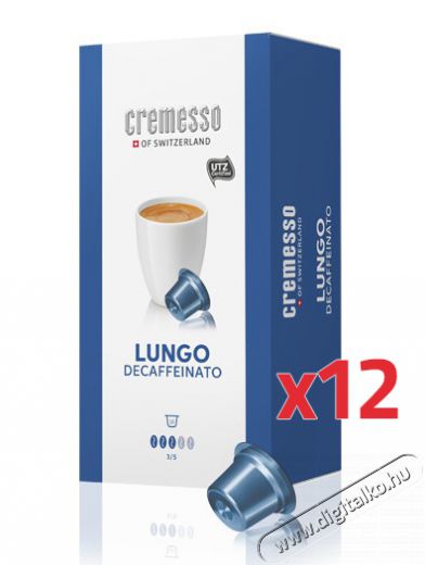 Cremesso Decaffeinato kávékapszula (12 doboz/csomag) Konyhai termékek - Kávéfőző / kávéörlő / kiegészítő - Kávé kapszula / pod / szemes / őrölt kávé - 314231