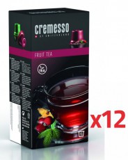 Cremesso Fruit Tea teakapszula (12 doboz/csomag) Konyhai termékek - Kávéfőző / kávéörlő / kiegészítő - Kávé kapszula / pod / szemes / őrölt kávé - 304453