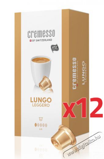 Cremesso Lungo Leggero kávékapszula (12 doboz/csomag) Konyhai termékek - Kávéfőző / kávéörlő / kiegészítő - Kávé kapszula / pod / szemes / őrölt kávé - 314227