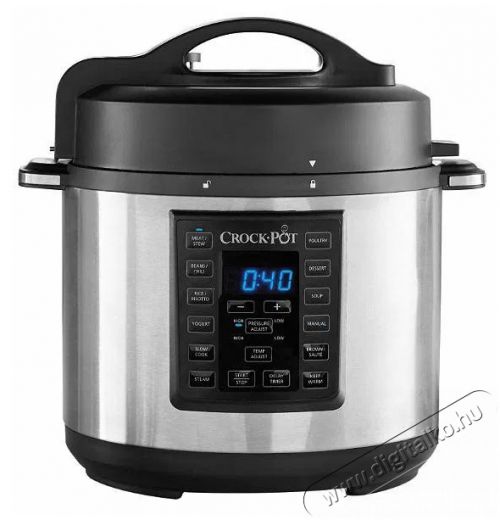 CrockPot Express 5,6 liter Konyhai term&eacute;kek - Konyhai kisg&eacute;p (s&uuml;t&eacute;s / főz&eacute;s / hűt&eacute;s / &eacute;telk&eacute;sz&iacute;t&eacute;s) - L&eacute;gkever&eacute;ses főzőg&eacute;p / elektromos kukta / multifunkci&oacute;s s&uuml;tő - 523412