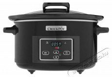 CrockPot Lassúfőző 4,7 l fekete Konyhai termékek - Konyhai kisgép (sütés / főzés / hűtés / ételkészítés) - Légkeveréses főzőgép / elektromos kukta / multifunkciós sütő - 523405