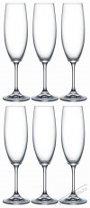Crystalex pezsgőspoharak LARA 220ml 6db Konyhai term&eacute;kek - Konyhai eszk&ouml;z - Egy&eacute;b konyhai eszk&ouml;z - 524607