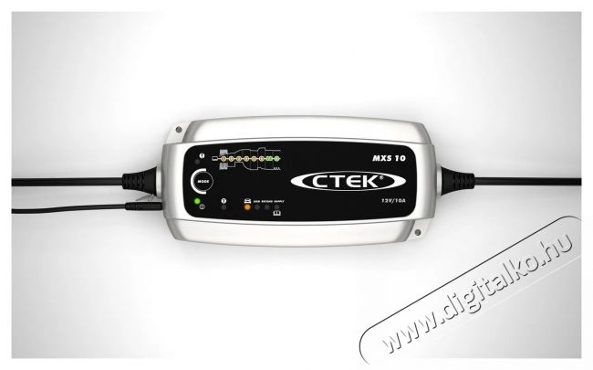 CTEK MXS 10 aut&oacute; akkuml&aacute;tor t&ouml;ltő Akkuk &eacute;s t&ouml;ltők - Li-ion akkumul&aacute;tor &eacute;s t&ouml;ltő (ut&aacute;ngy&aacute;rtott) - T&ouml;ltő - 531727