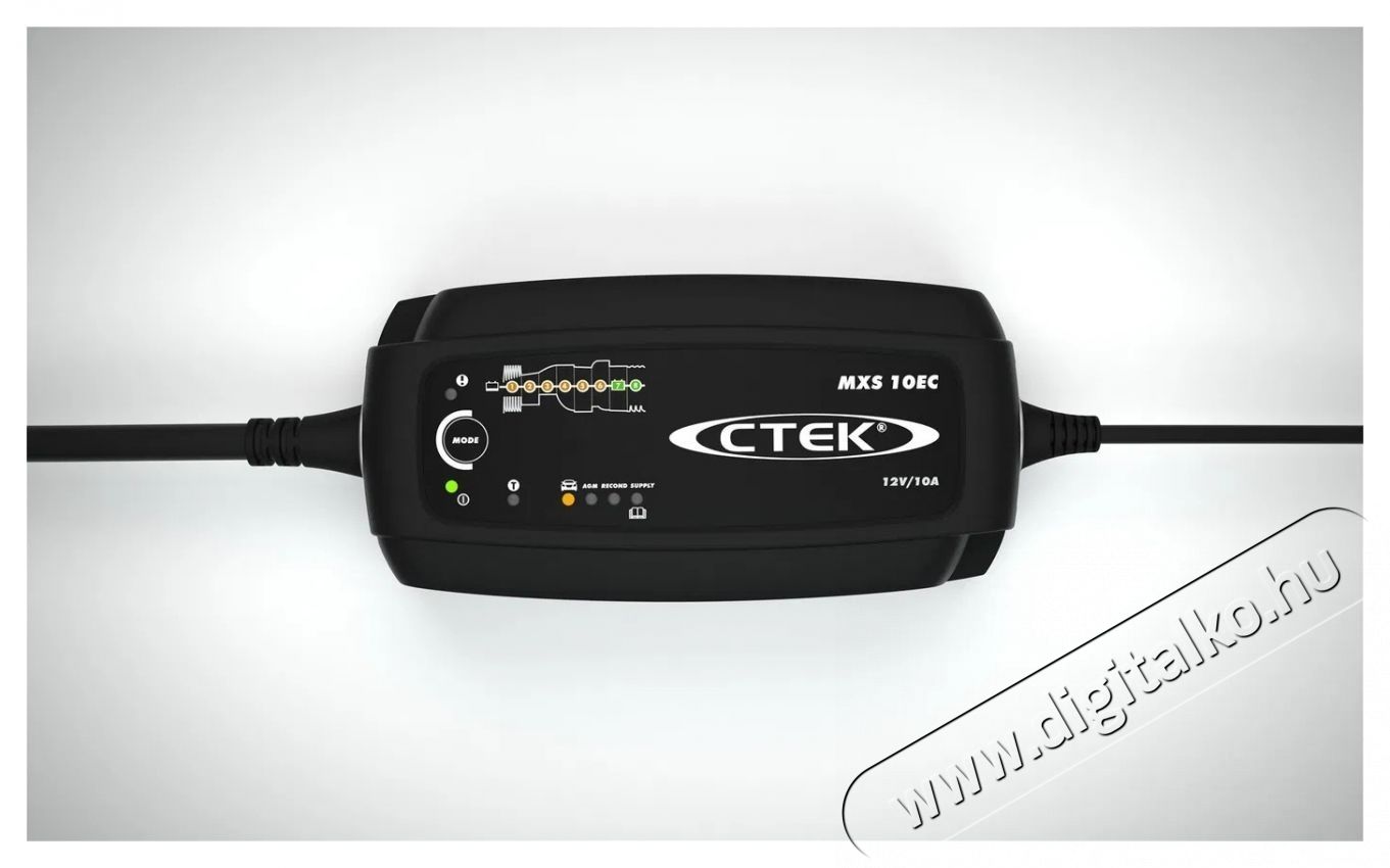 CTEK MXS 10 EC aut&oacute; akkuml&aacute;tor t&ouml;ltő Akkuk &eacute;s t&ouml;ltők - Li-ion akkumul&aacute;tor &eacute;s t&ouml;ltő (ut&aacute;ngy&aacute;rtott) - T&ouml;ltő - 531726