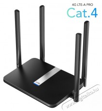 CUDY 3G/4G Modem + Wireless Router Dual Band, AC1200 1xWAN(100Mbps) + 3xLAN(100Mbps), 1xMicroSIM, LT500 Iroda és számítástechnika - Hálózat - Router - 490435