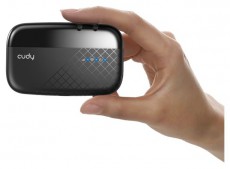 CUDY MF4 4G LTE MOBILE hordozható WIFI fekete router Iroda és számítástechnika - Hálózat - Router - 497026