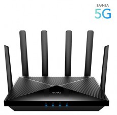 CUDY P5 AX3000 WIFI 6 5G CPE dual nanoSIM Gigabit LAN MESH fekete router Iroda és számítástechnika - Hálózat - Router - 497027