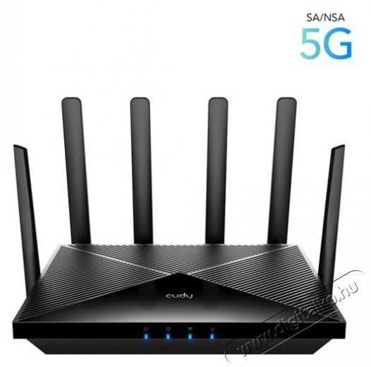 CUDY P5 AX3000 WIFI 6 5G CPE dual nanoSIM Gigabit LAN MESH fekete router Iroda és számítástechnika - Hálózat - Router - 497027