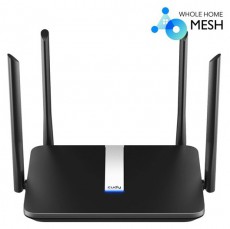 CUDY X6 AX1800 gigabit WIFI 6 MESH fekete router Iroda és számítástechnika - Hálózat - Router - 497021