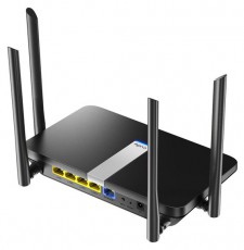 CUDY X6 AX1800 gigabit WIFI 6 MESH fekete router Iroda és számítástechnika - Hálózat - Router - 497021
