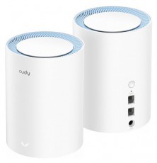 CUDY M1200(2-Pack) kétsávos AC1200 WIFI MESH fehér router (2db-os szett) Iroda és számítástechnika - Hálózat - Router - 500338