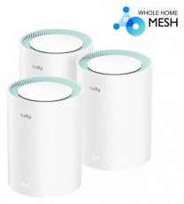 CUDY M1300(3-Pack) kétsávos AC1200 WIFI MESH fehér gigabit router (3db-os szett) Iroda és számítástechnika - Hálózat - Router - 500339