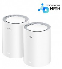 CUDY M1800(2-Pack) AX1800 WIFI 6 MESH fehér router (2db-os szett) Iroda és számítástechnika - Hálózat - Router - 500340