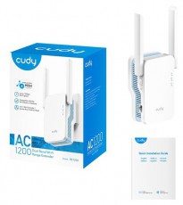 CUDY RE1200 kétsávos AC1200 WIFI MESH fehér extender/access point Iroda és számítástechnika - Hálózat - Lefedettségnövelő / jeltovábbító - 500341