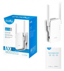 CUDY RE1800 kétsávos AX1800 WIFI 6 MESH fehér extender/access point Iroda és számítástechnika - Hálózat - Lefedettségnövelő / jeltovábbító - 500342